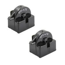 2 Pack 1Pin QP2-4R7 Refrigerator Start Relay for QP2-4.7 QP2-4.7G PTC 4.7Ohm