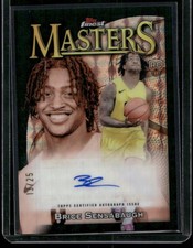 2023 Topps Finest Brice Sensabaugh Masters Auto Black Geometric Refractor /25
