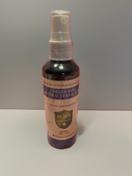 Spray antibacteriano de iones de plata 30PPM 100 ml