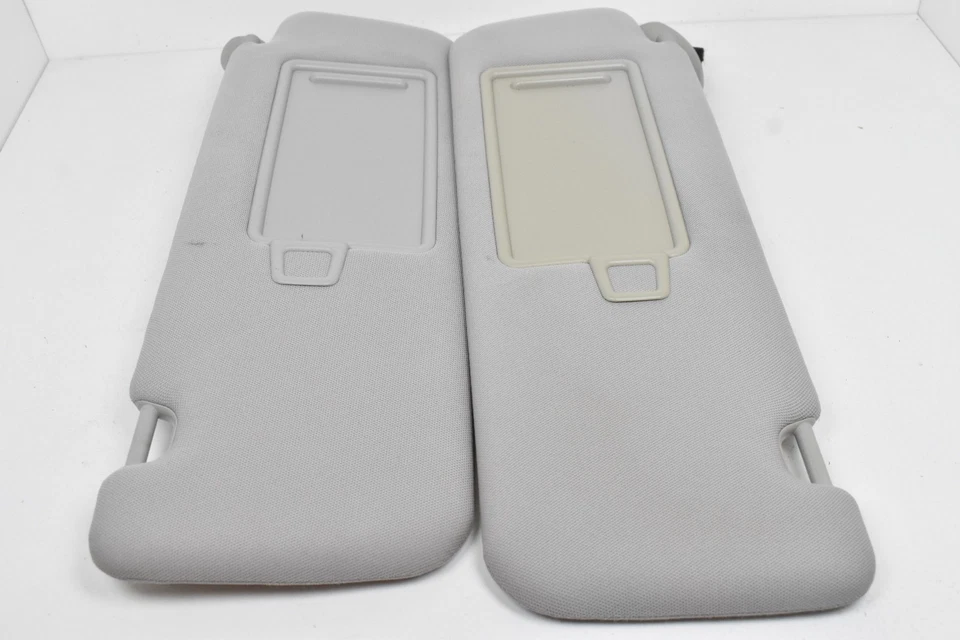 Juego de pares de parasoles lado izquierdo derecho Kia Sedona 2015-2020 tela gris OEM Foto 3 de 4