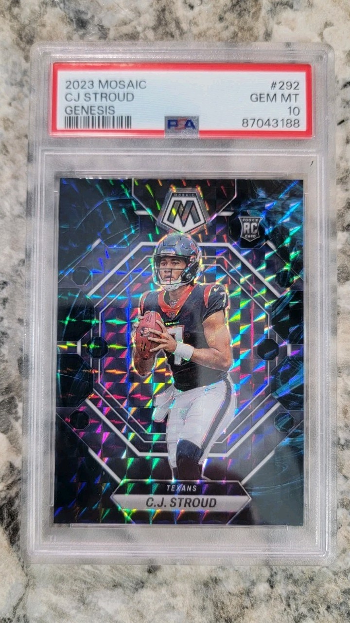 2023 Mosaic Cj Stroud Genesis Rookie Psa 10 292