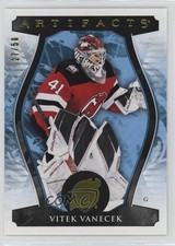 2023-24 Upper Deck Artifacts Goalies Yellow 27/50 Vitek Vanecek #143 1i5d