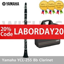 Yamaha YCL-255 Bb Clarinet Student Model with Case 17 keys 6 rings - Tracking *