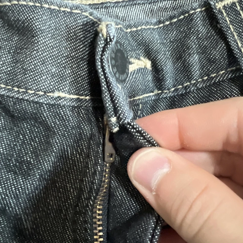 Dickies Black Carpenter Baggy Fit  Shorts Mens 34x14"  Jean Demin Skater Modern - Image 4 of 4