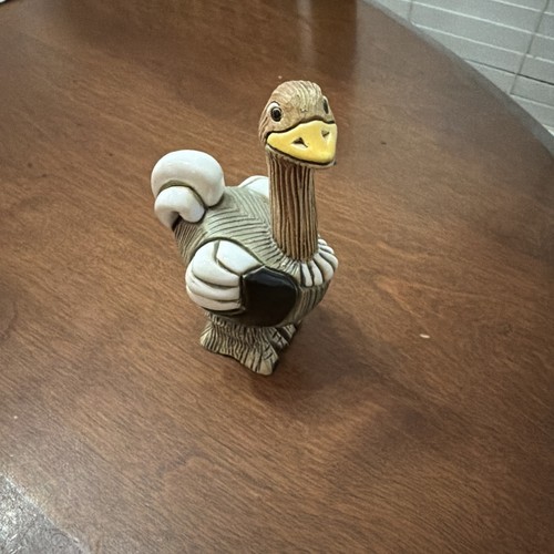 Rinconada Classic #350B 'Baby Standing Ostrich' Figurine - Black & White RET NEW
