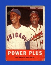 1963 Topps Set-Break #242 E.Banks/H.Aaron LOW GRADE (filler) *GMCARDS*