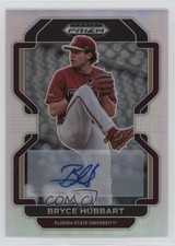 2022 Panini Prizm Draft Picks Silver Prizm Auto Bryce Hubbart #PDP94 Auto 0u66