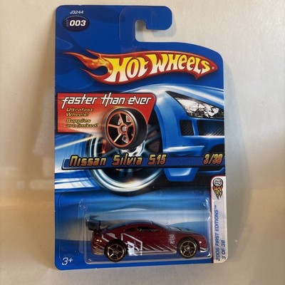 Hot Wheels NISSAN SILVIA S15 2006 First Editions Faster then Ever