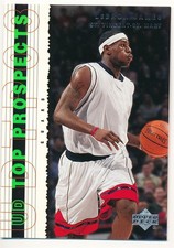 LEBRON JAMES 2003/04 SP TOP PROSPECTS #55 RC ROOKIE CARD CAVALIERS MINT SP. rookie card picture
