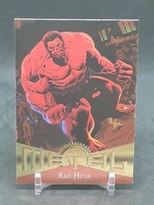 RED HULK 2024 MARVEL METAL UNIVERSE AVENGERS RETRO #R-37 QQ