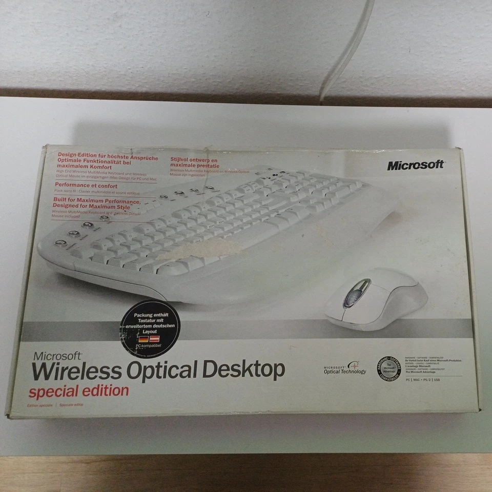 Microsoft Wireless Optical Desktop special Editon – OVP – Vintage – Sammler! - Bild 2 von 4