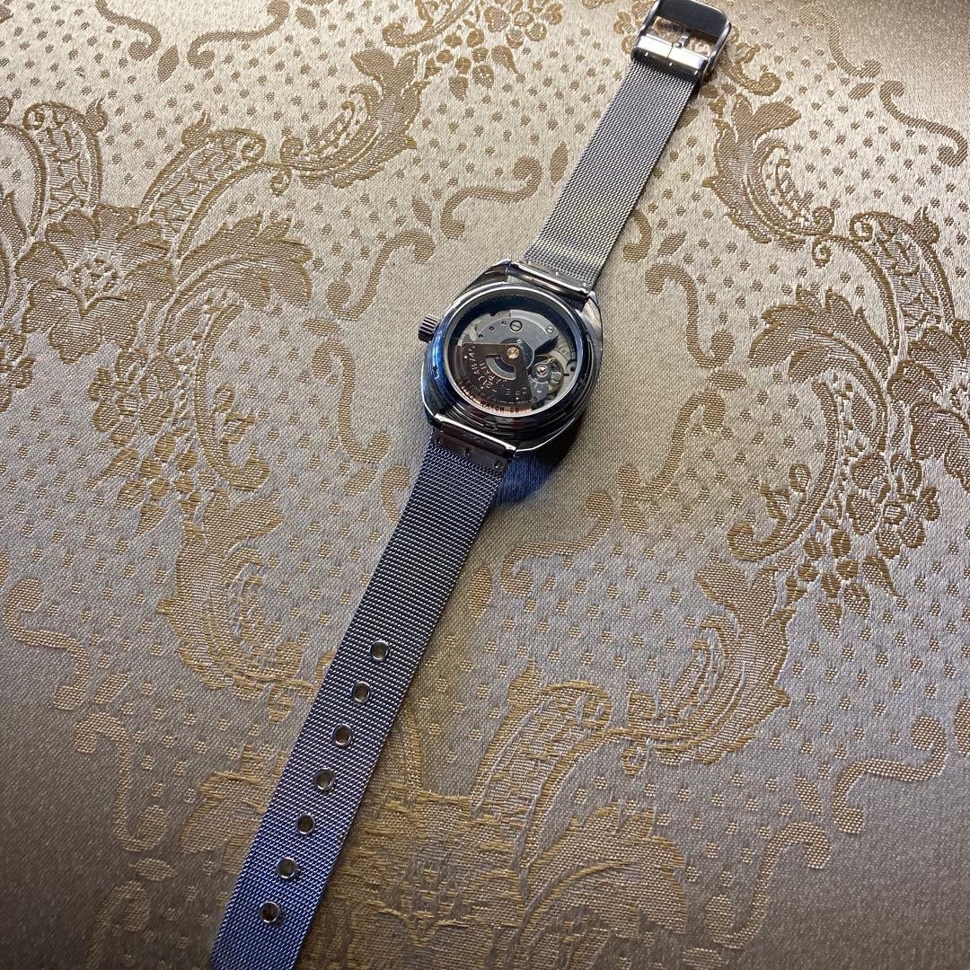 Working ORIENT Automatic Watch Red Orient Mesh Be… - image 3