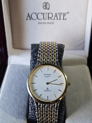 Купить accurate quartz swiss 22k gold electro plated water  display picture 1