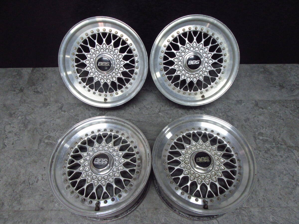 Image of JDM BBS RS BMW 16E21 E23 E24 E28 E31 E32 E34 E36 E30 M3 M5 outside car No Tires
