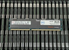 32GB Lot of 4x Dell 8GB 2Rx4 PC3L-10600R RDIMM RAM ECC Memory Server Hynix LV