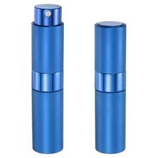 2Pcs Perfume Spray Bottle, 8ml/0.27oz Travel Atomizer Fine Mist, Blue