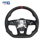 Full Leather Steering Wheel For Audi A3 A4 A5 RS3 RS4 RS5 S5 2017+ Red Line