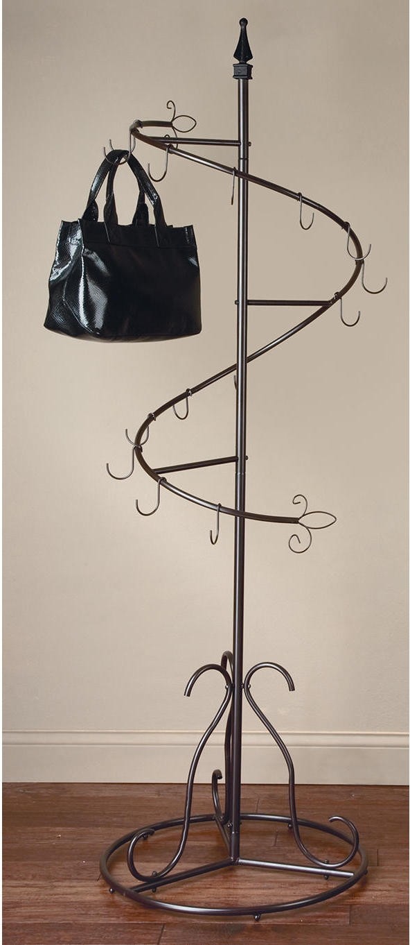coat and purse rack