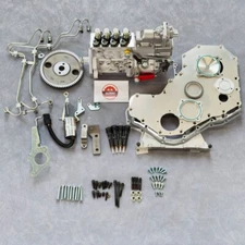 4BT P7100 pump conversion kit 250-300hp with Billet timing cover and #10 plate