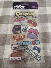 1 Pack Of Holographic Stickers Cosplay : By Sticko