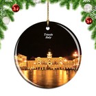 Italy Italian Uniform Square Trieste Christmas ornament city travel souvenir