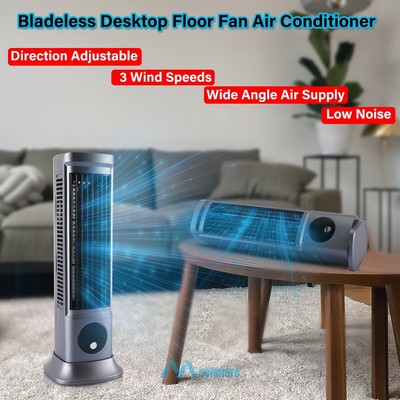 10.6'' Ventilador De Pie Torre Piso Enfriamiento Oscilante Aire Para Sala Cuarto