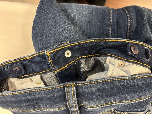 Cat & Jack Super Stretch Girls Flare Jeans Adjustable Waist Size 12 - Picture 5 of 5