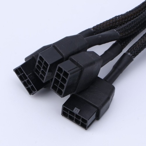 4x8pin PCI-e to 16Pin (12+4) PCI-e 5.0 12VHPWR Connector 90 Degree Elbow 15CM - Afbeelding 7 van 8