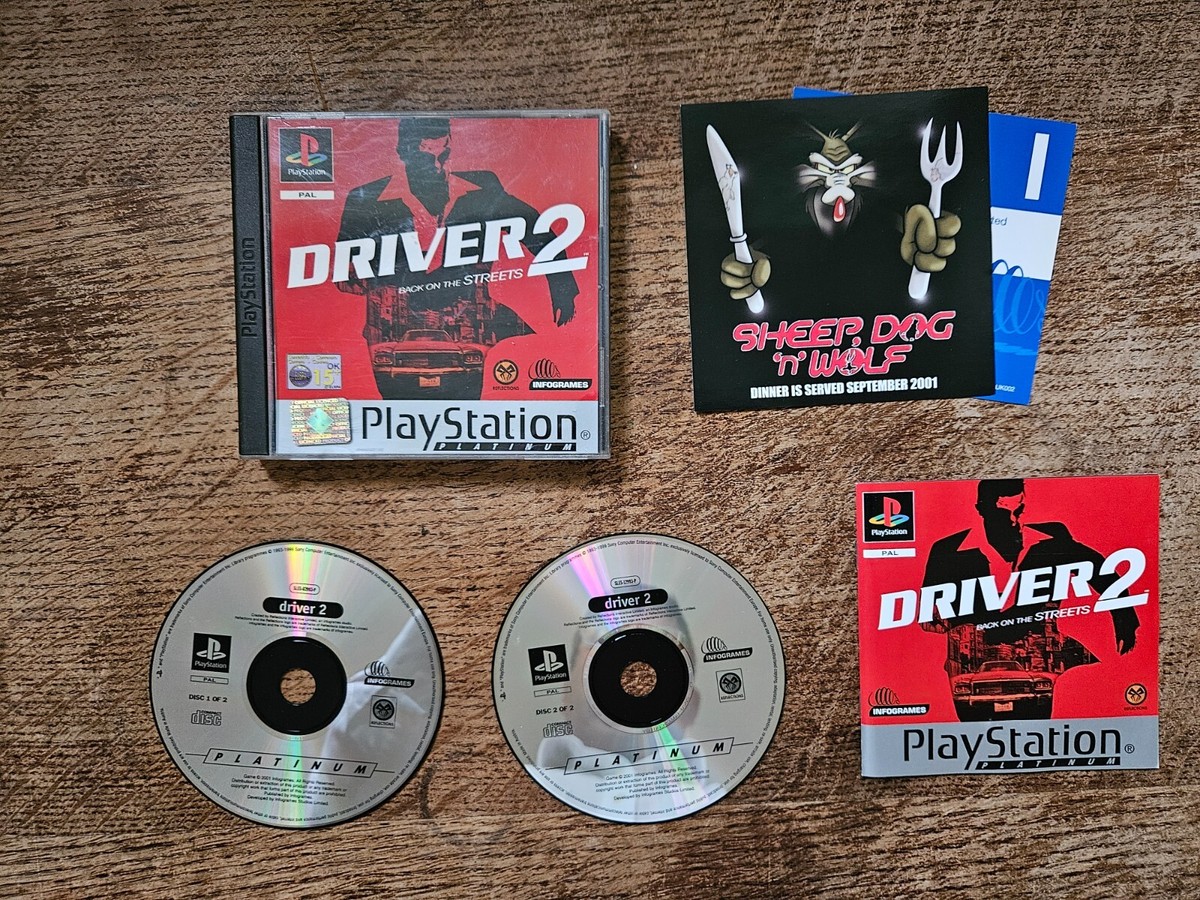Driver 2 Sur PS1 - Playstation 1 Platinum - Bon état Complet