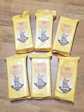 Burt's Bees Dander Reducing Wipes For Cats 50 Count Lot Of 6 Packs 300 Wipes