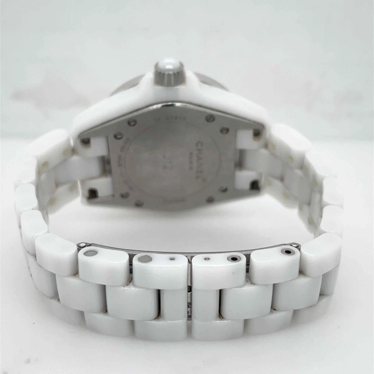 Chanel J12 H0968 33MM Quartz White Dial With White Ceramic