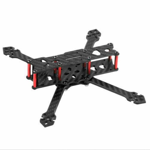 KENANLAN Quadcopter frame kit, FPV racing drone frame professionele 225 mm wielbasis koolstofvezel quadcopter frame RC drone accessoires (geel