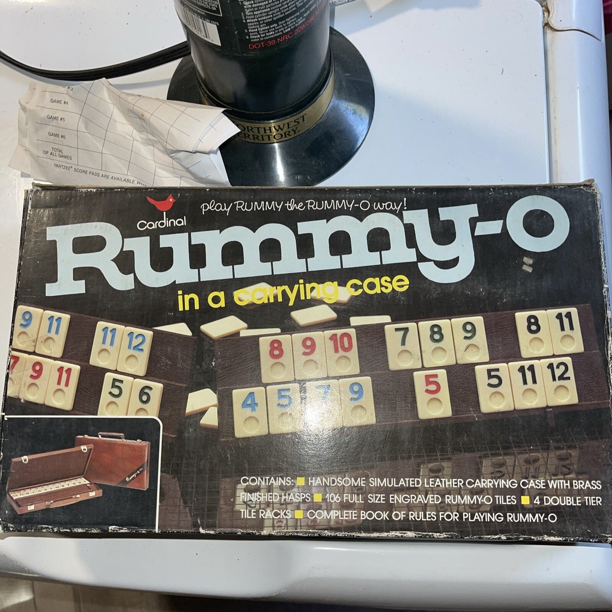 Vintage Rummies Mid Century Z Game W/ Case Complete | eBay