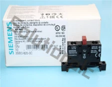 Siemens 3SB3420-0C Button Auxiliary Contact Module 1PCS NEW