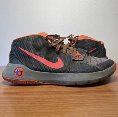 Nike KD Trey 5 III Olive Orange Men's Size 8.5 Sneakers 749377-263
