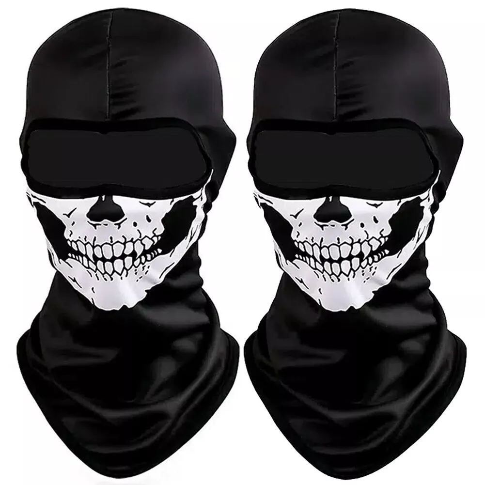  Ghost Skull Mask Full Face Unisex For War Game Outdoor Sport  Halloween Cosplay (one size, Mask) : Clothing, Shoes & Jewelry