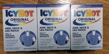 3 Boxes Icy Hot Original Pain Relief Patch Arm Neck Leg 5 Patches/Box