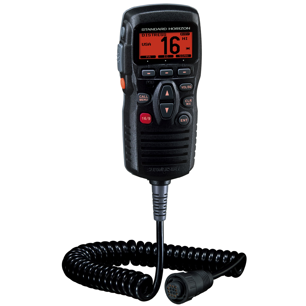 Standard Horizon VHF Radio RAM3+ 2nd Station Remote Control Mic Microphone BLACK