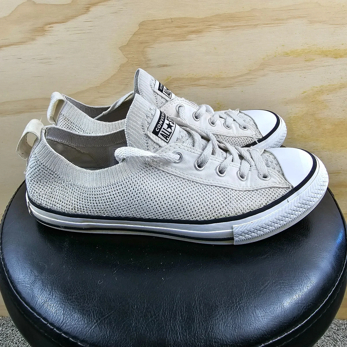 White converse junior clearance 5