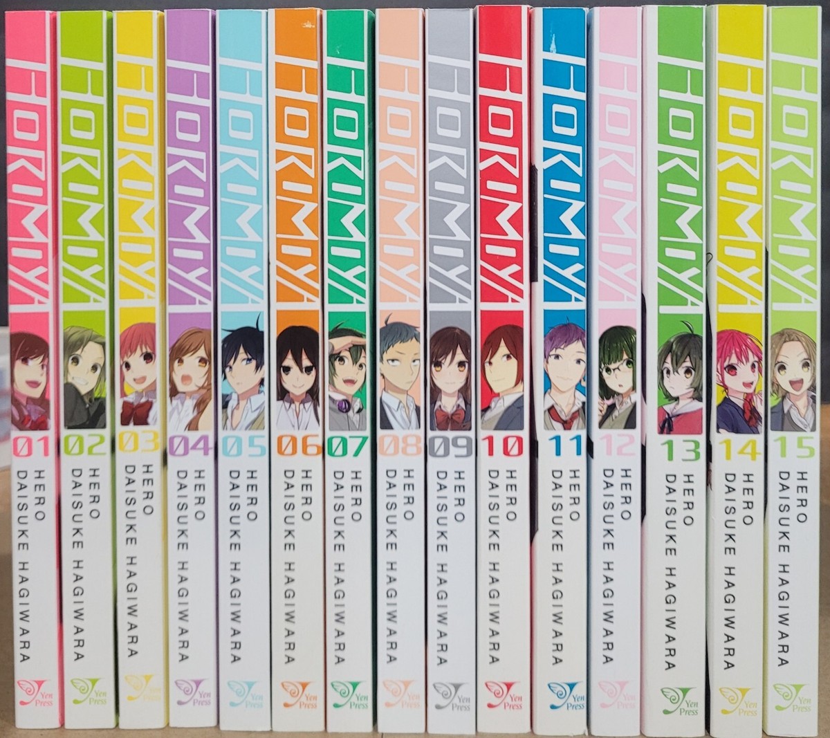 Horimiya English Manga Volumes 1-15 Graphic Novels books Brand New