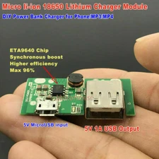 5V USB 3.7V Lithium Li-ion18650 Battery DIY Phone Charger Module Charging Board