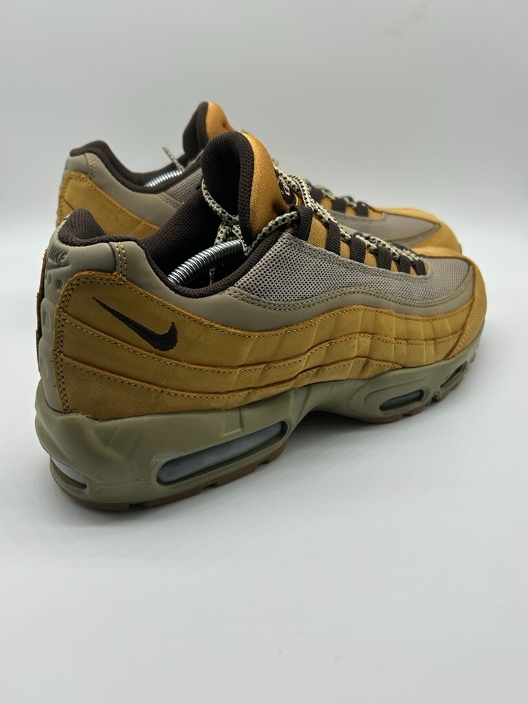 Nike Air Max 95 Premium PRM Wheat Brown Leather Tan Mens  display picture 2