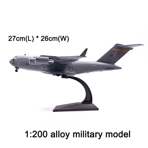 1:200 Scale Alloy Diecast Military Model McDonnell Douglas C-17 Globemaster - Picture 11 of 37
