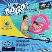 H2OGo! Baby Care Seat (w Canopy) - Pink