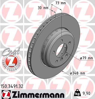 2 disques de frein avant ventilés pour BMW Z4 Roadster sDrive 35i