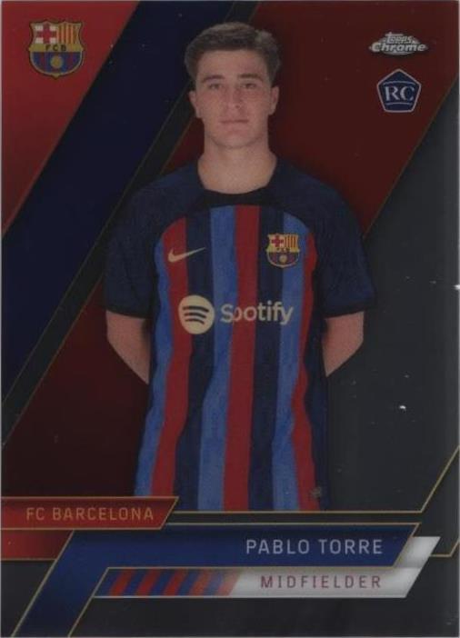 2022-23 Topps Chrome FC Barcelona Pablo Torre #18 - 1 of 1