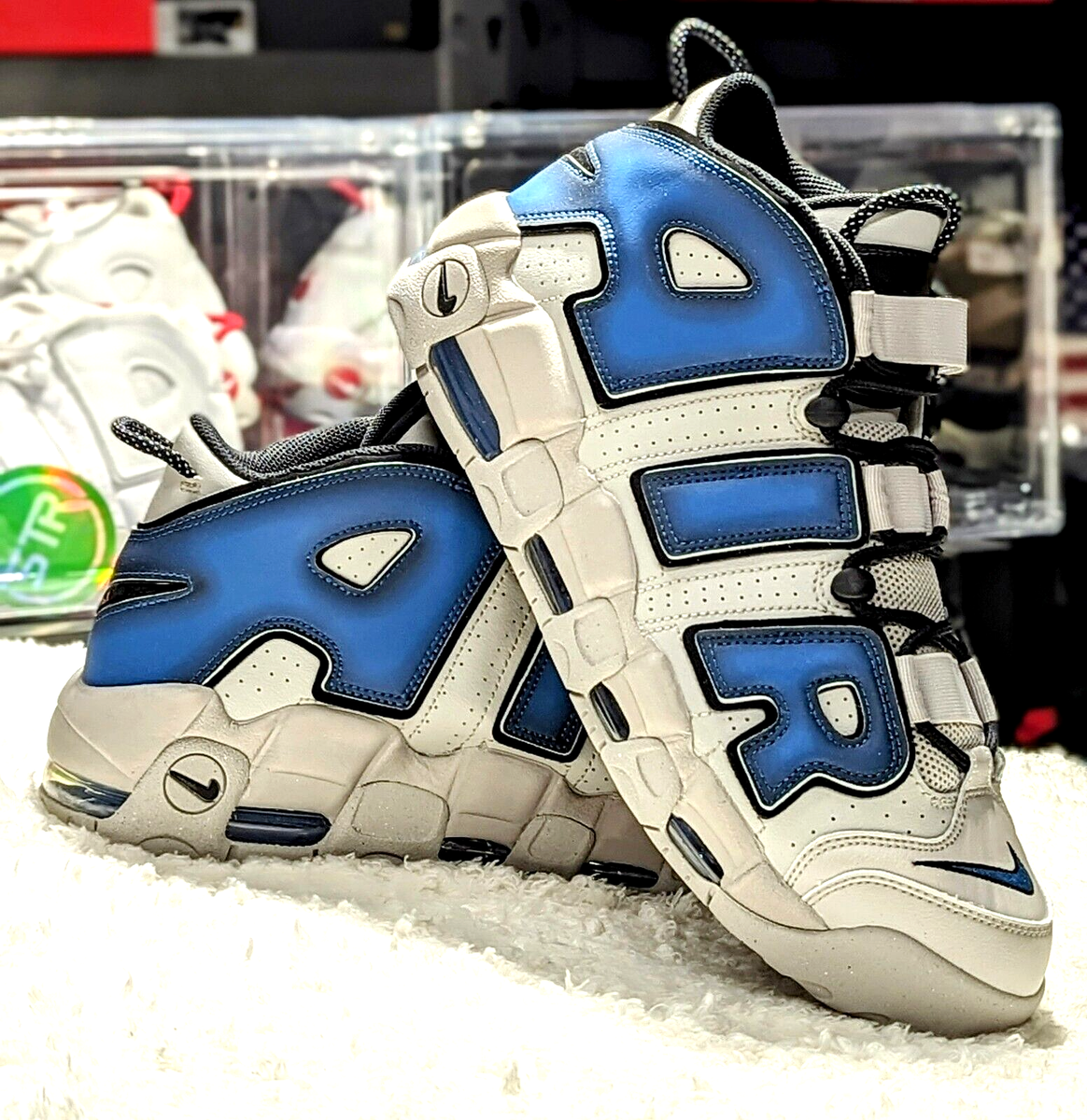 Nike AIR MORE UPTEMPO '96 Industrial BLUE FD5573-001 Size 13