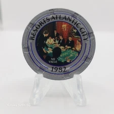 Resorts International Atlantic City New Jersey "25th Anniversary" 1982 Chip