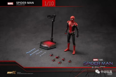 Actionfigur Marvel Spider-Man - No Way Home - UPGRADED Suit ZD Toys 18cm