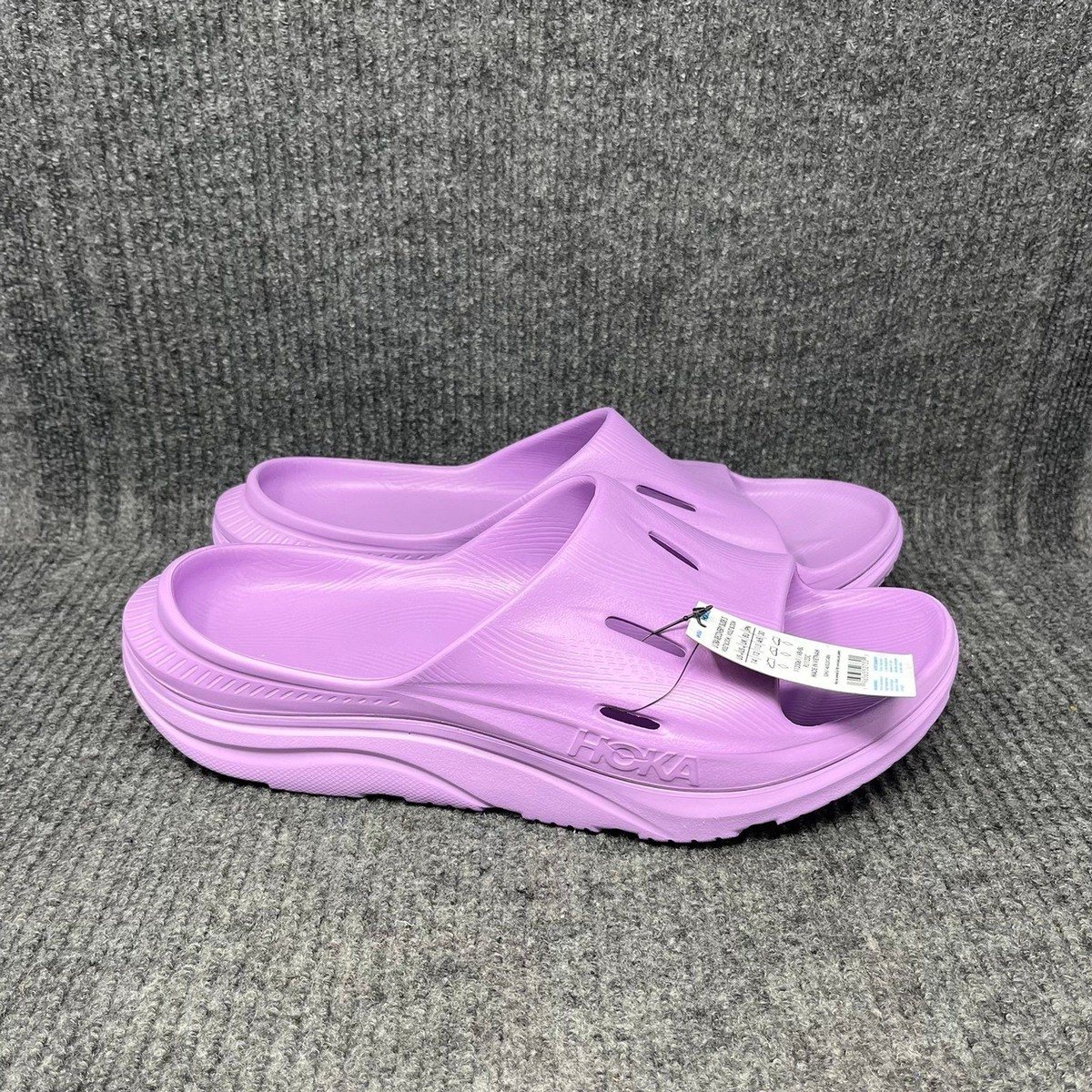 HOKA GENDER INCLUSIVE ORA RECOVERY SLIDE 3 SANDALS VIOLET BLOOM UNISEX 8b35f4ac-2e4b-4002-97c0-  main image 2
